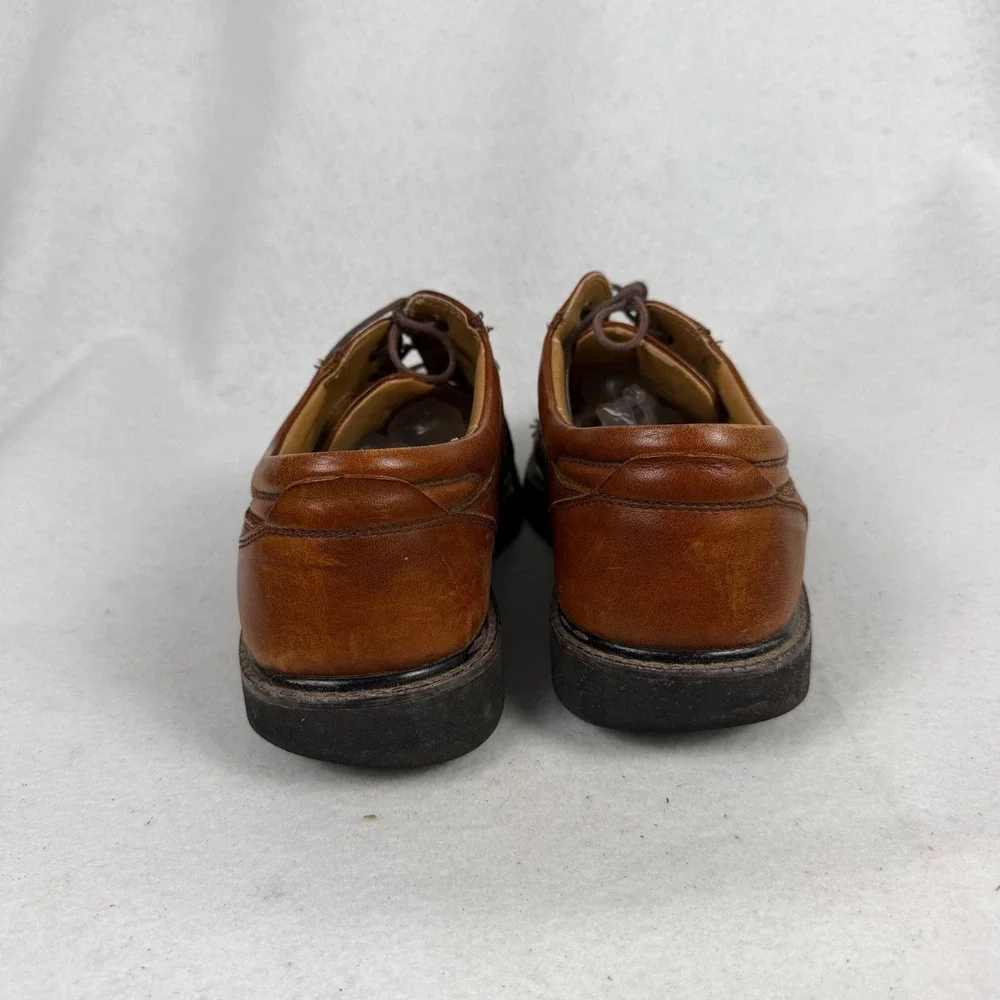 Dockers Oxford Shoes Mens 12 M Waterproof Leather Brown Formal